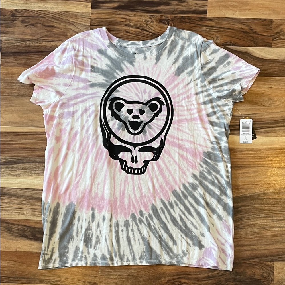 NWT Torrid Grateful Dead classic fit t-shirt size 2 2x 18 20